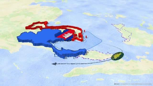 3D Countries & Border Walls