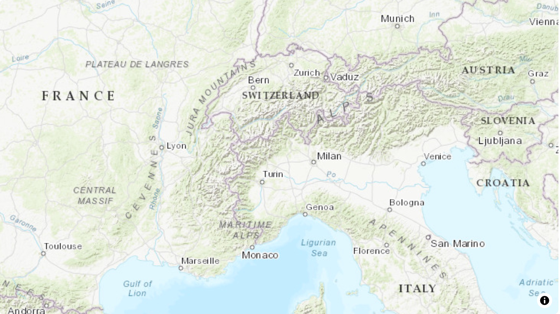 Topographic map style reveal between sections