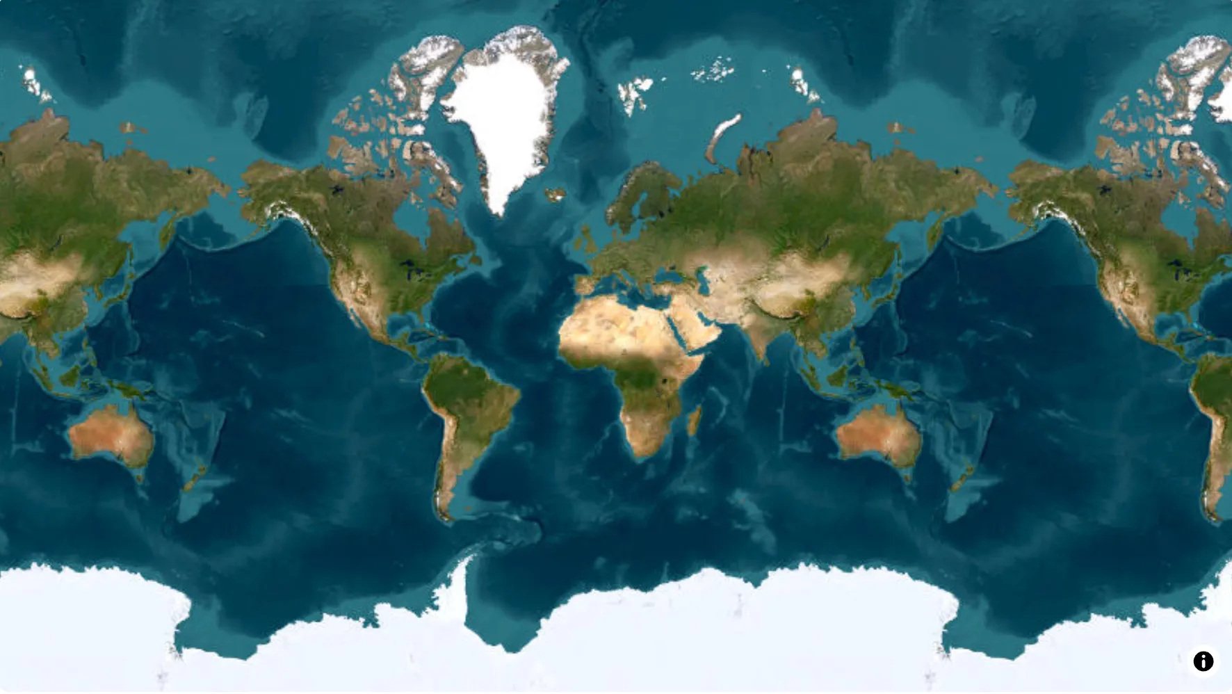 Flat map view