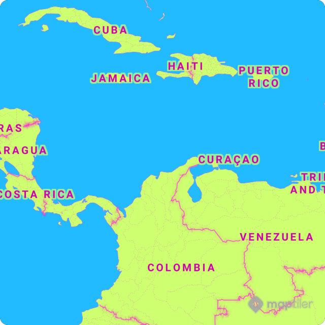 Pop Art map style