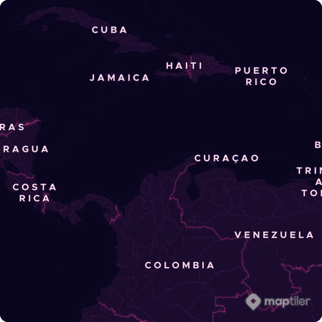 Synthwave map style